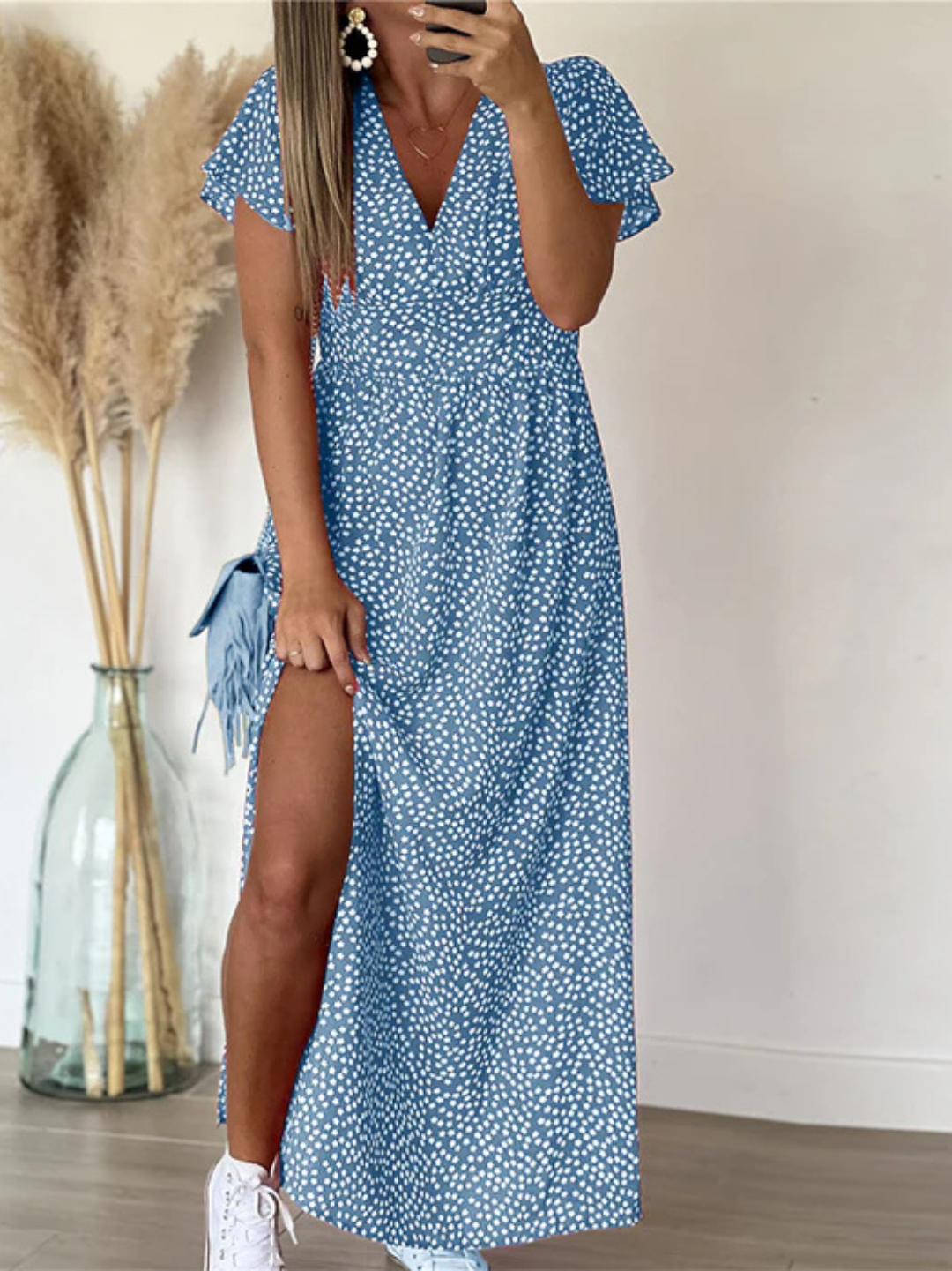 Stella | Zomerjurk met stippen