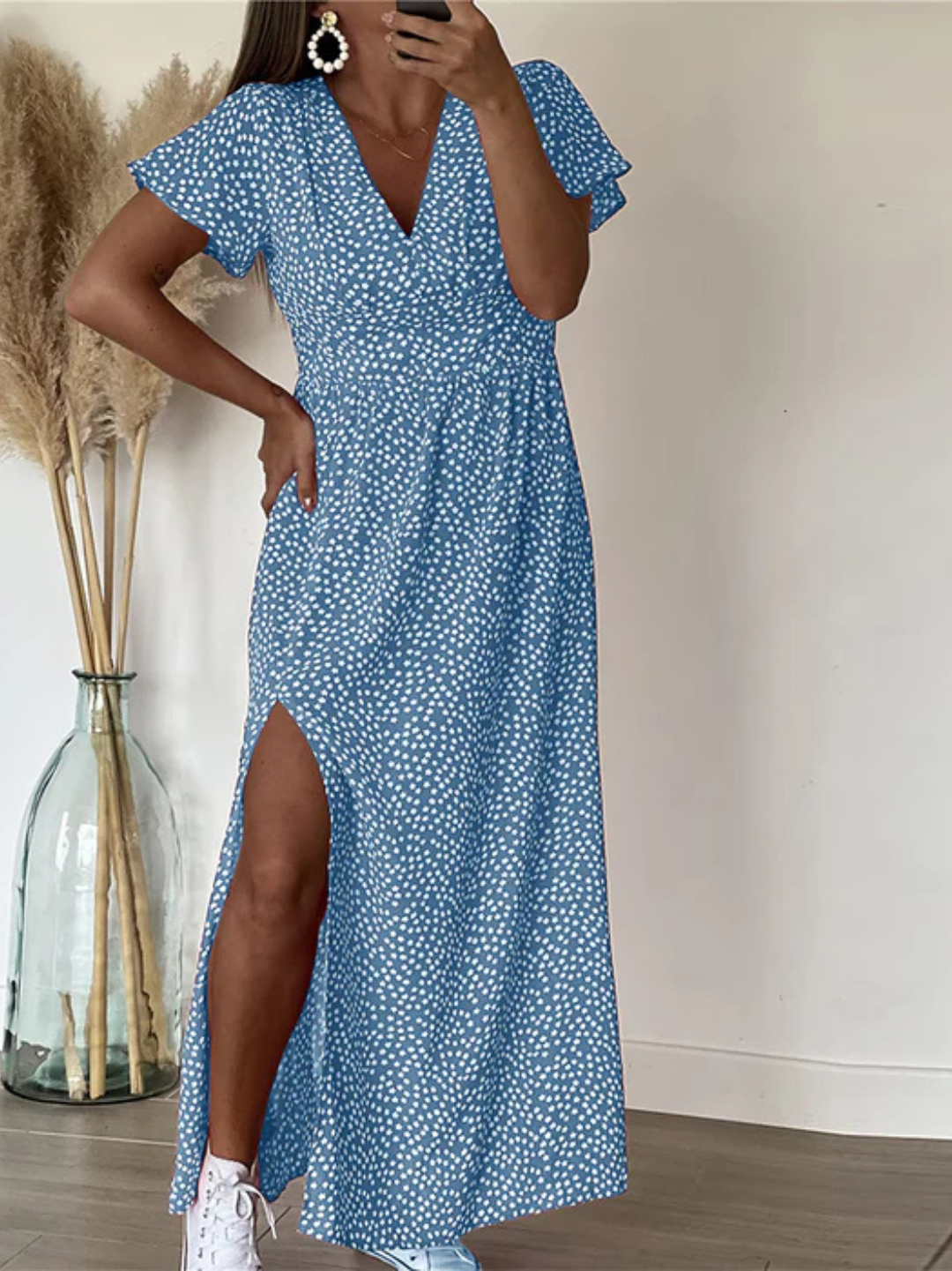 Stella | Zomerjurk met stippen