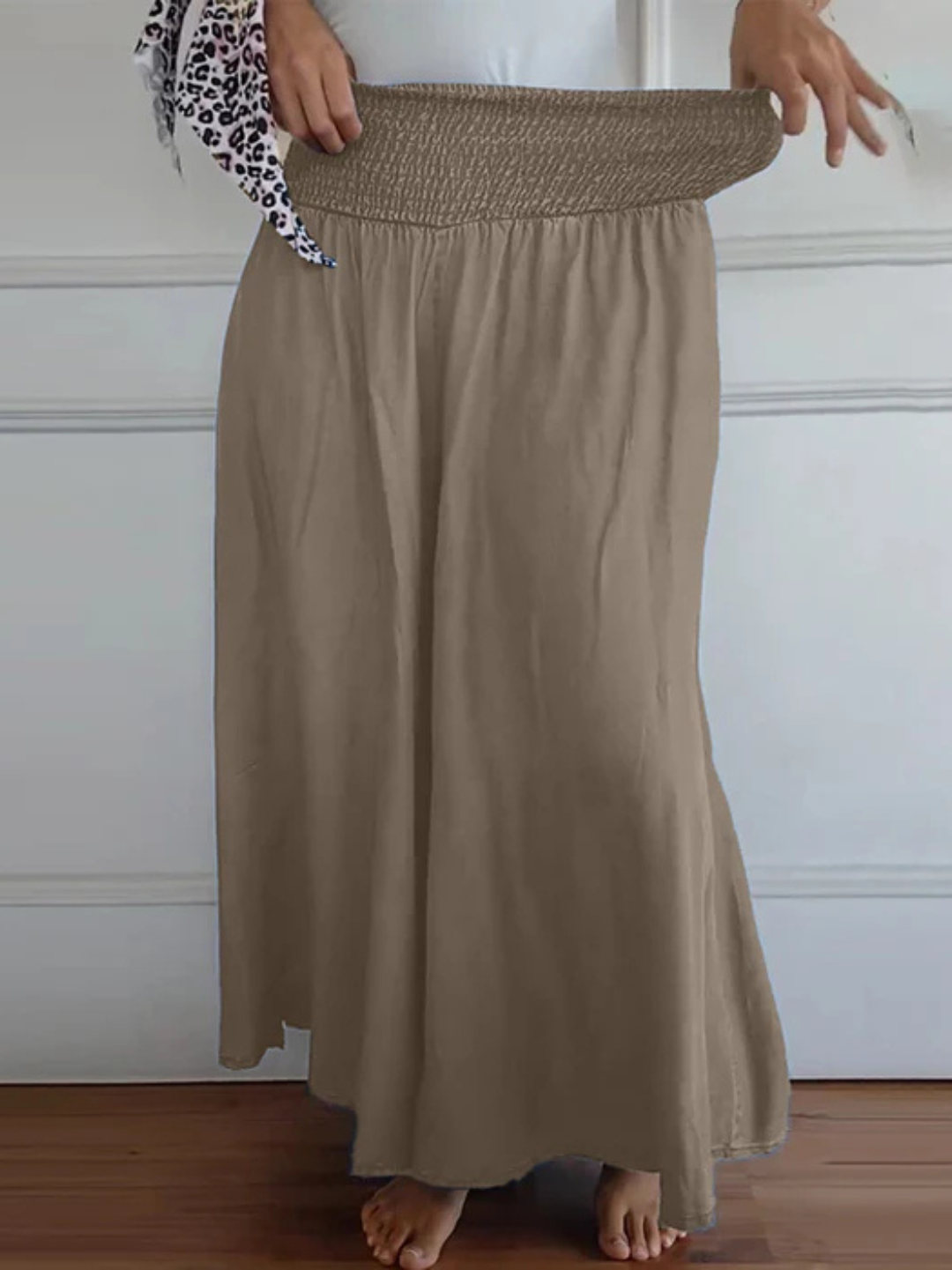Aurora | Denimlook maxi-rok