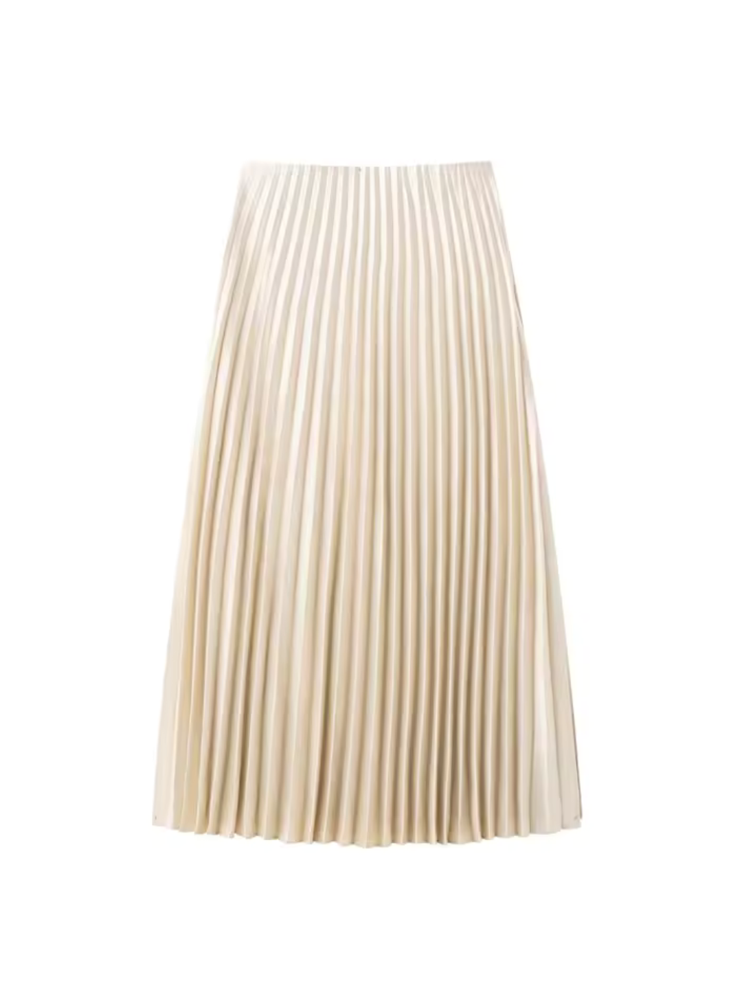 Noelle | Midirok met plooien en zakken