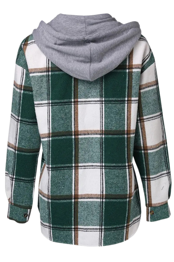 Nova | Ruitblouse met capuchon