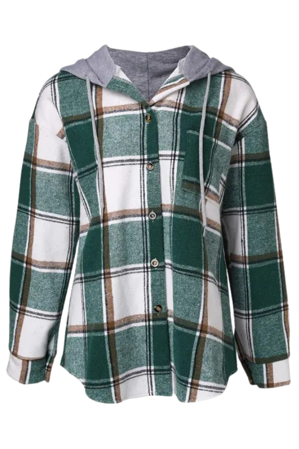 Nova | Ruitblouse met capuchon