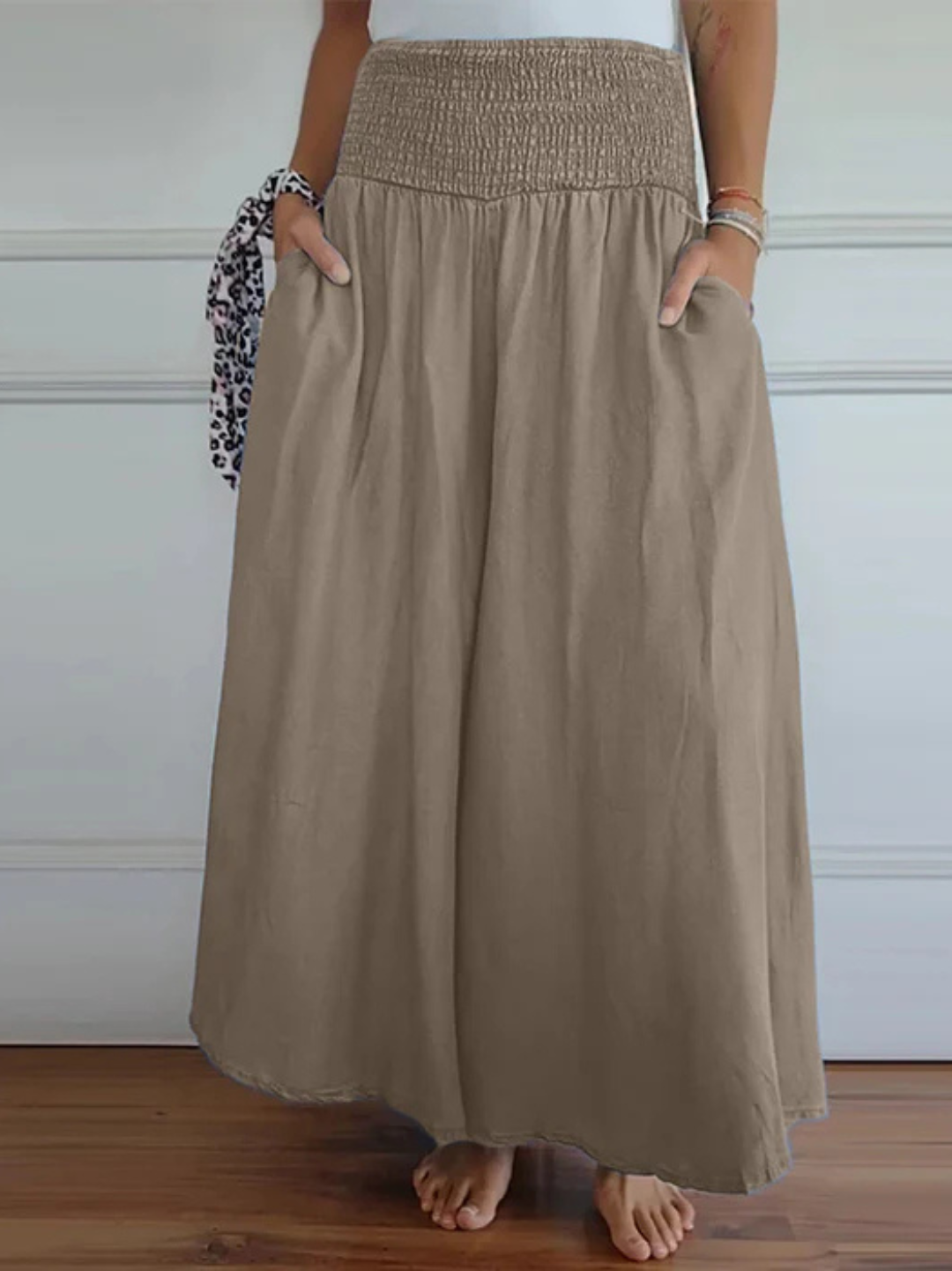Aurora | Denimlook maxi-rok