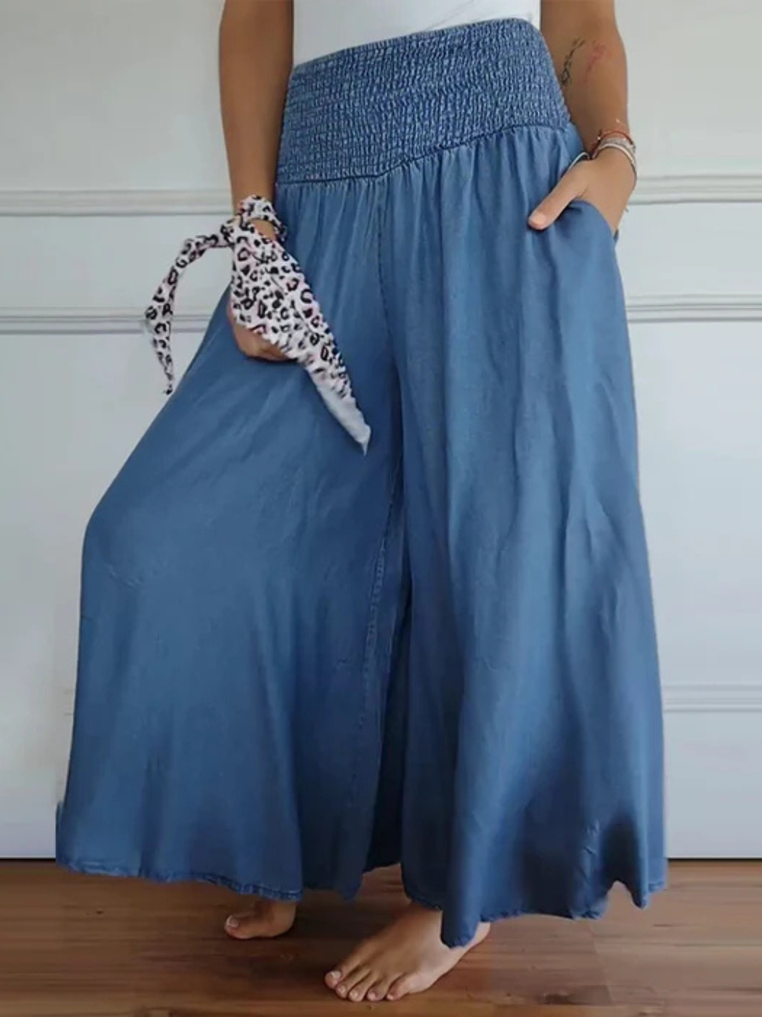 Aurora | Denimlook maxi-rok