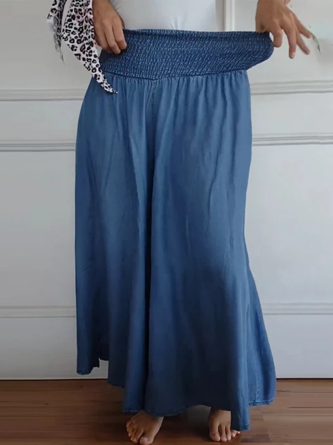 Aurora | Denimlook maxi-rok