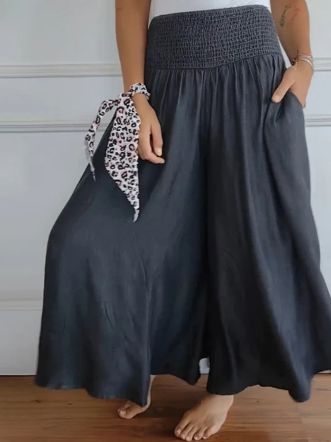 Aurora | Denimlook maxi-rok