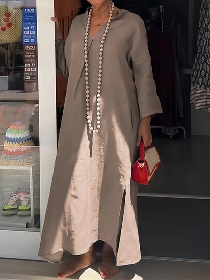 Solana | Maxi-jurk met split