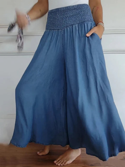 Aurora | Denimlook maxi-rok