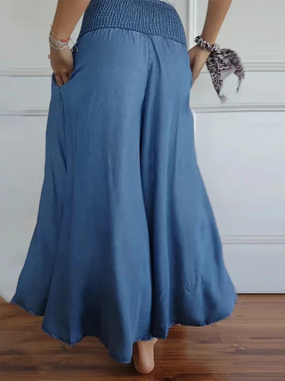 Aurora | Denimlook maxi-rok